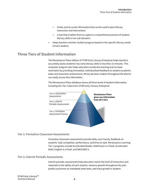 Technical Manual - Renaissance Learning