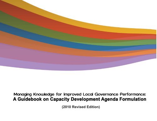 A Guidebook on Capacity Development Agenda Formulation