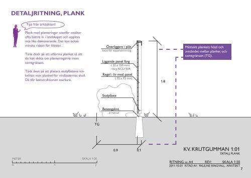 Exempelritningar fÃ¶r nybyggnad av plank - Upplands VÃ¤sby kommun