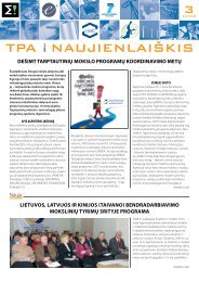 TPA NAUJIENLAIŠKIS - Mokslo, inovacijų ir technologijų agentūra