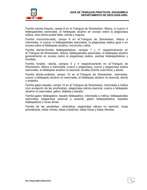 Trabajo PrÃ¡ctico NÂº 5: GeoquÃ­mica de procesos endÃ³genos ...