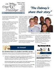 September 2010 newsletter - King of Kings Lutheran Church