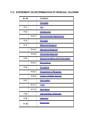 11.0 EXPERIMENT ON DETERMINATION OF RESIDUAL CHLORINE