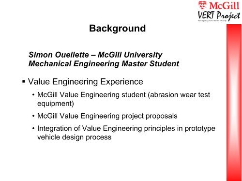 Value Engineering Success Stories