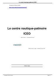 informations sur le centre nautique - patinoire iceo - Ville de Calais