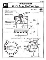 Hayward SP0712 Series Vari-Floâ¢ Valve - Instruction Sheet