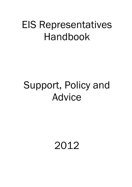 Download EIS Reps Handbook