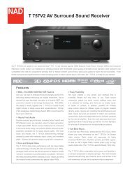 NAD T757 v2 - Audio Products Australia