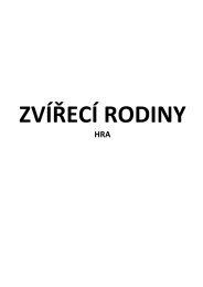 Zvířecí rodiny - hra