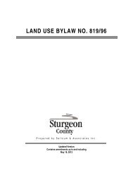 LAND USE BYLAW NO. 819/96 - Sturgeon County