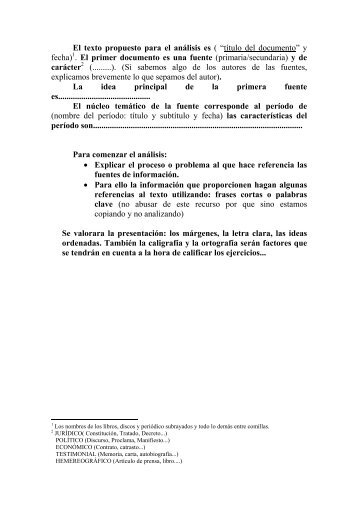 El texto propuesto para el anÃ¡lisis es \( âtÃ­tulo del documentoâ y fecha\)