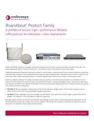 RoamAbout Access Points - Enterasys