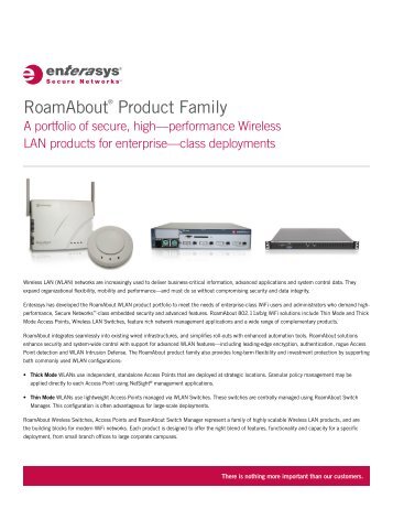 RoamAbout Access Points - Enterasys