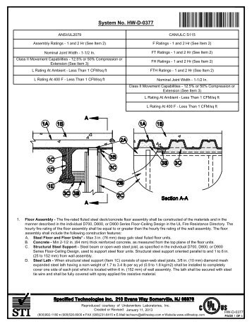 HW-D-0377 - STI - Specified Technologies Inc