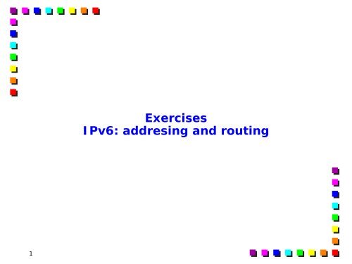 IPv6 Exercises