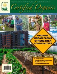 Organic Urban Farms Strengthen Communities - CCOF