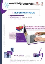 Informatique PDF - FacultÃ© de Sciences Fondamentales et ...