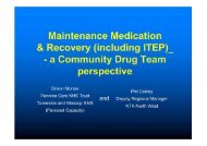 Maintenance Medication & Recovery (including ITEP)_ - a ... - SMMGP