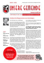 Unsere Gemeinde 01-2012 - St.Vith.be