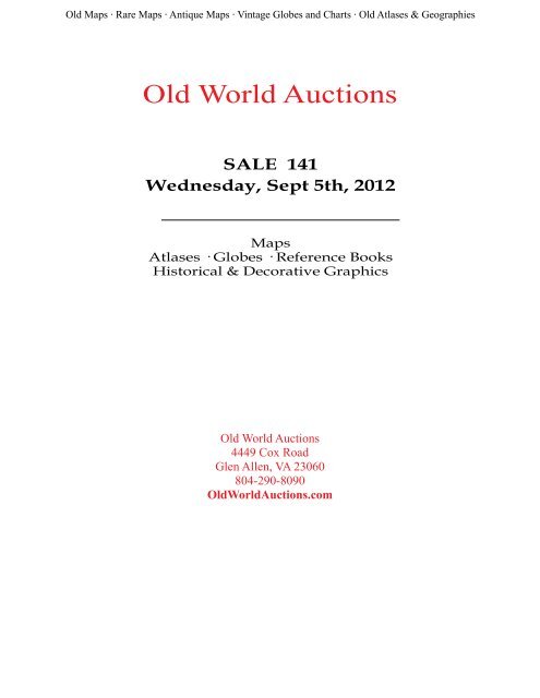 PDF catalog - Old World Auctions