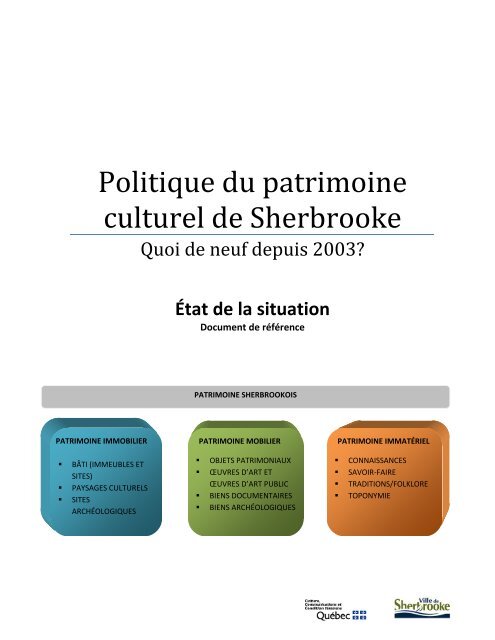 Ã©tat de la situation - Ville de Sherbrooke