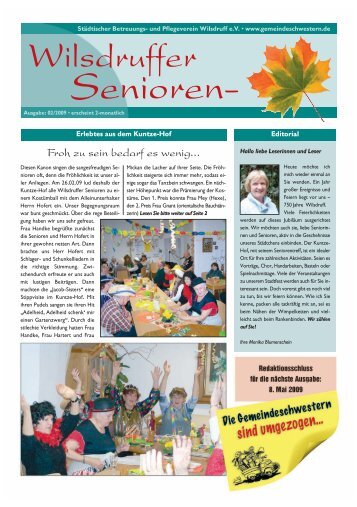 Gemeindeschwestern Wilsdruff… - Stiftung Leben und Arbeit