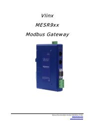 Vlinx MESR9xx Modbus Gateway
