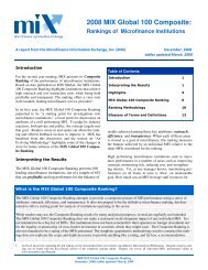 2008 MIX Global 100 updated March 2009.pdf - Microfinance ...