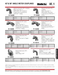 45Â°& 90Â° ANGLE METER COUPLINGS - Mueller Co.