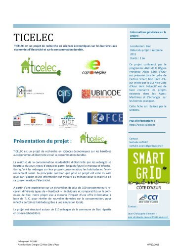 TICELEC V9 - Smart Grids