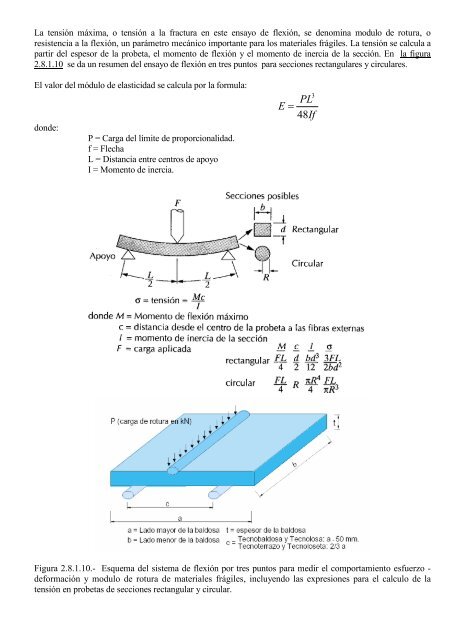 2.8.-PROPIEDADES MECANICAS.ENSAYOS. 2.8.1.-Ensayos de ...