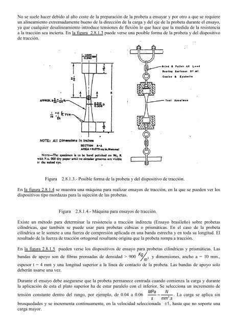 2.8.-PROPIEDADES MECANICAS.ENSAYOS. 2.8.1.-Ensayos de ...