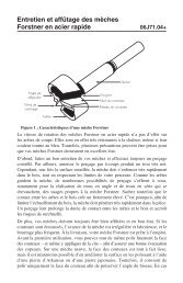 Guide d'instruction (72 ko, PDF) - Lee Valley Tools