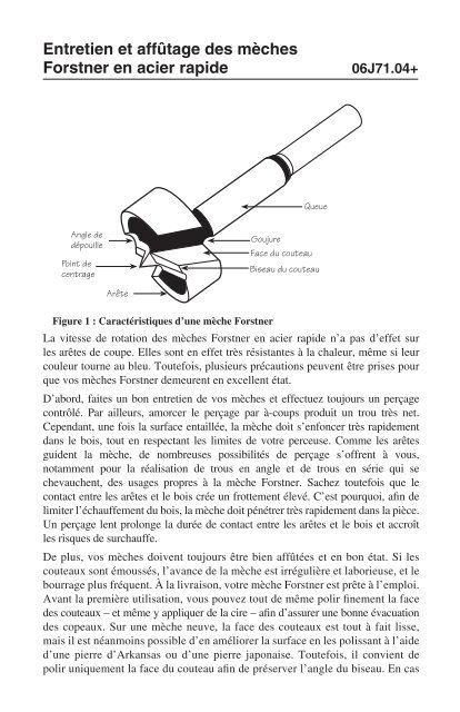 Guide d'instruction (48 ko, PDF) - Lee Valley Tools