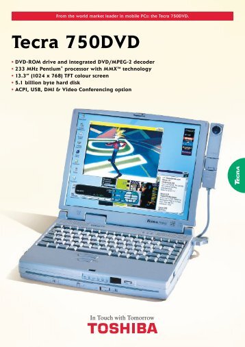 Tecra 750DVD - Toshiba