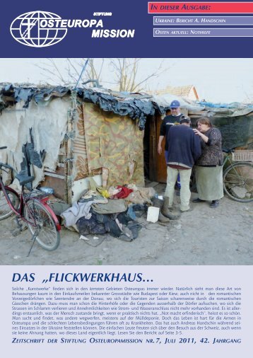 das „FliCKWerKHaus… - Osteuropamission Schweiz