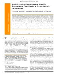 Analytical AdvectionâDispersion Model for Transport ... - PC-Progress