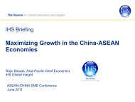 Maximizing Growth in the China-ASEAN Economies - Smecda