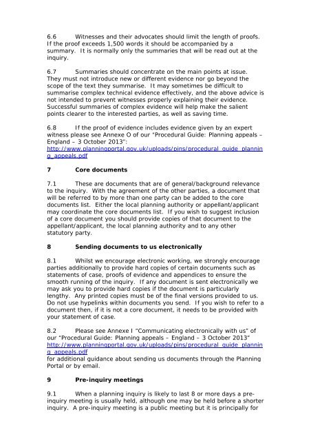 Guide to Rule 6 for interested parties involved in ... - Planning Portal