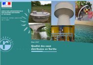 Qualité des eaux distribuées en Sarthe Bilan 2007 - Pays du Mans