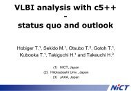 VLBI analysis with c5++ - Mpifr-bonn.mpg.de