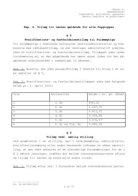 AC overenskomsten af 2012-2015 - DM