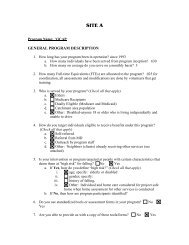 Completed Interview Questionnaire - ASPE