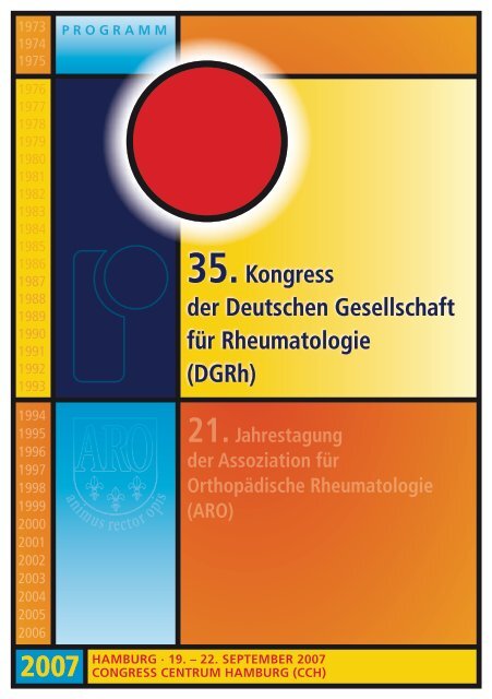 35.Kongress der Deutschen Gesellschaft für Rheumatologie (DGRh)