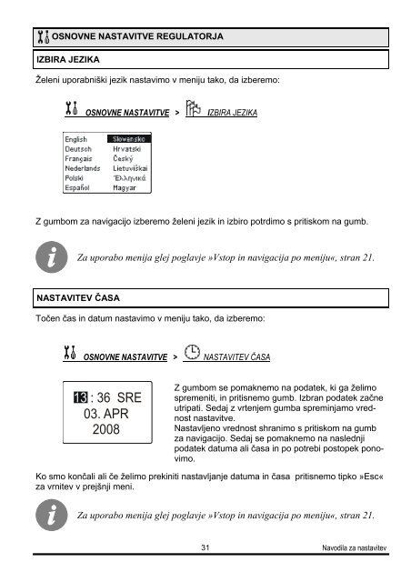 Regulator ogrevanja PROMATIC D10 in D20 - Seltron