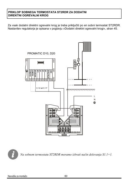 Regulator ogrevanja PROMATIC D10 in D20 - Seltron
