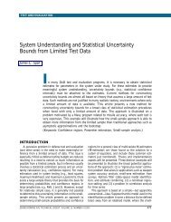 System Understanding and Statistical Uncertainty Bounds from ...