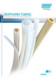Biopharmaceutical tubing brochure (UK)(PDF ... - Watson-Marlow