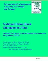 National Halon Bank Management Plan - Environmental ...