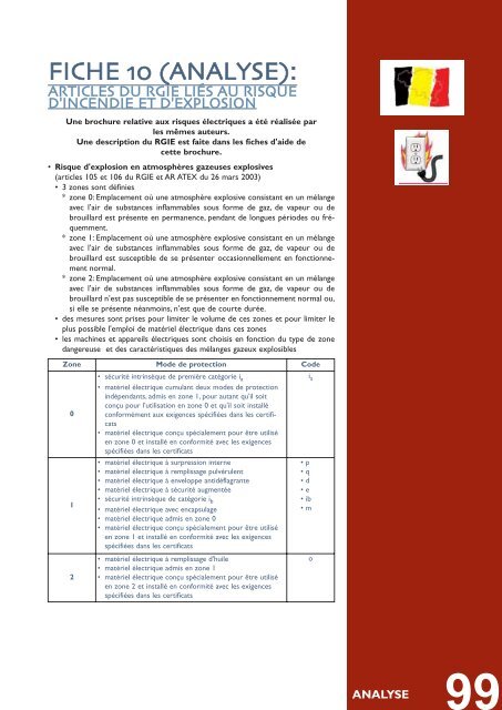 risques d'incendie ou d'explosion - UnitÃ© HygiÃ¨ne et Physiologie du ...